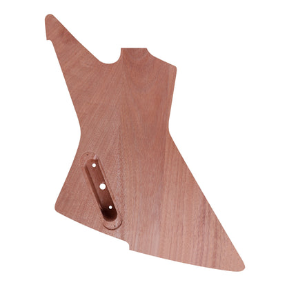 AX Style DIY Electric Guitar Kits - Mahogany Body, Mahogany Neck and Ebony Fingerboard - Fully Components Included