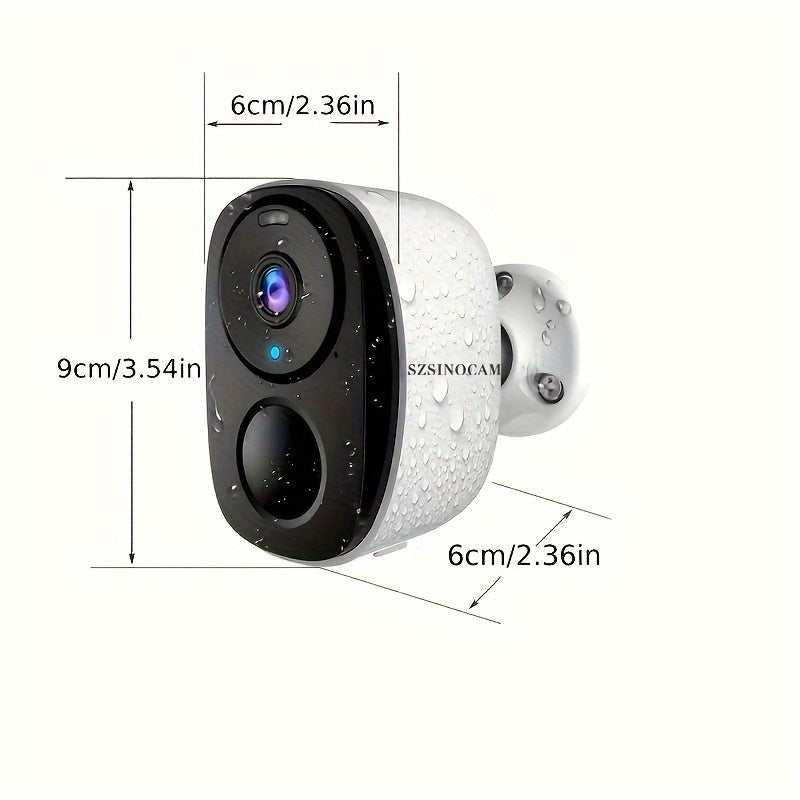 2K 3MP Wireless Outdoor Security Camera with Spotlight, Siren Alarm, 2-Way Audio, Color Night Vision, AI & PIR Motion Detection, and AI Detection for Home Security