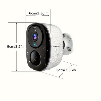 2K 3MP Wireless Outdoor Security Camera with Spotlight, Siren Alarm, 2-Way Audio, Color Night Vision, AI & PIR Motion Detection, and AI Detection for Home Security