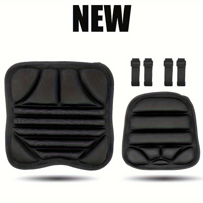 Universal Motorcycle Seat Cushion Cover - Premium Lycra Fabric, Breathable, Shock-Absorbing, Non-Inflatable - Compatible with Most Motorcycles, Front and Rear Seat, Comfort and Support Accessory