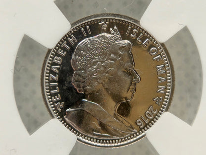 2016 Isle of Man 1/10 oz PLATINUM .999 Fine Platinum Noble Coin in Slab Buy Now
