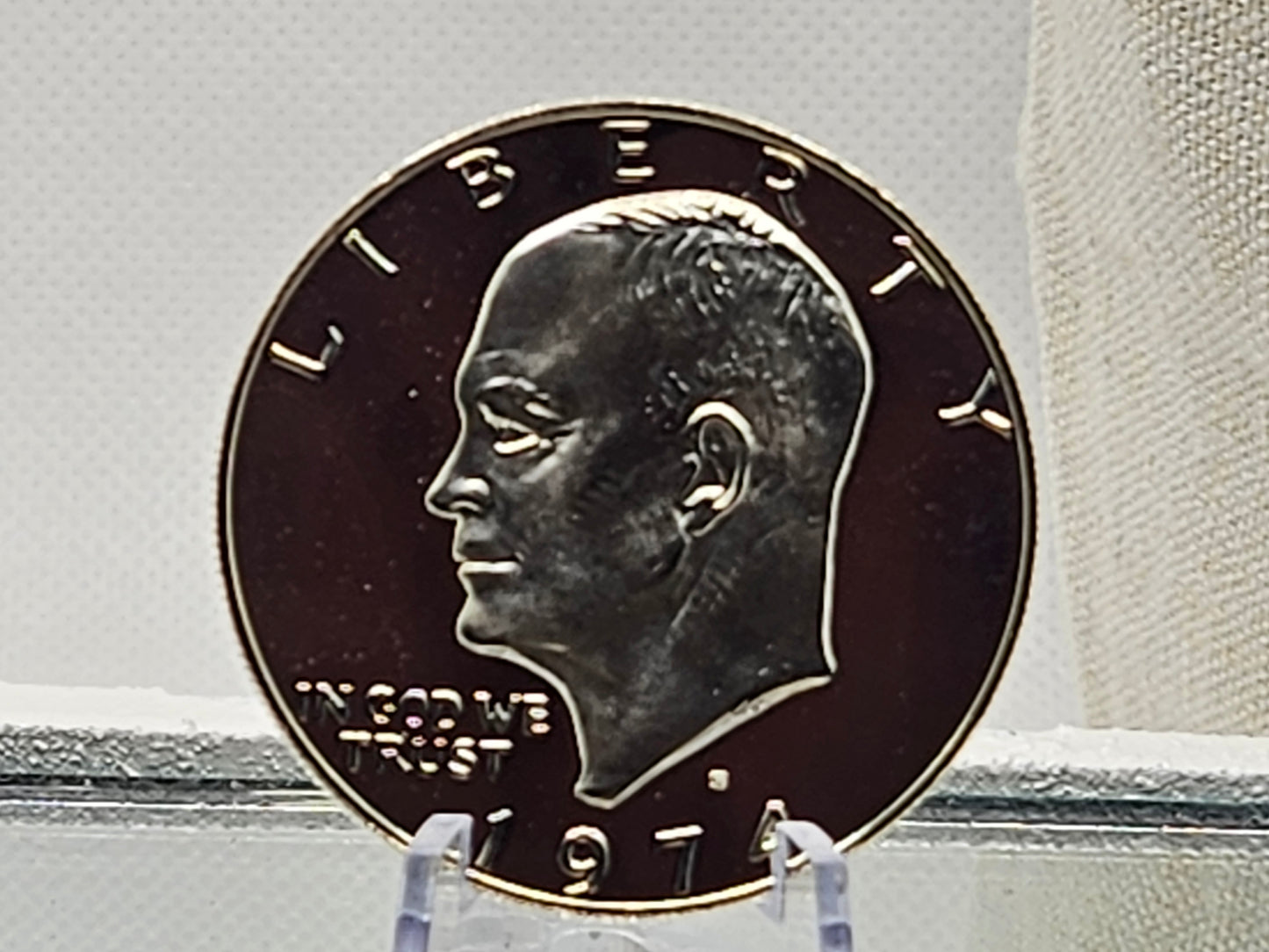 1974 Ike Liberty One Dollar Round 1 oz Coin Gem BU Beautiful Perfect Shinny Coin