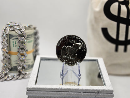 1974 Ike Liberty One Dollar Round 1 oz Coin Gem BU Beautiful Perfect Shinny Coin