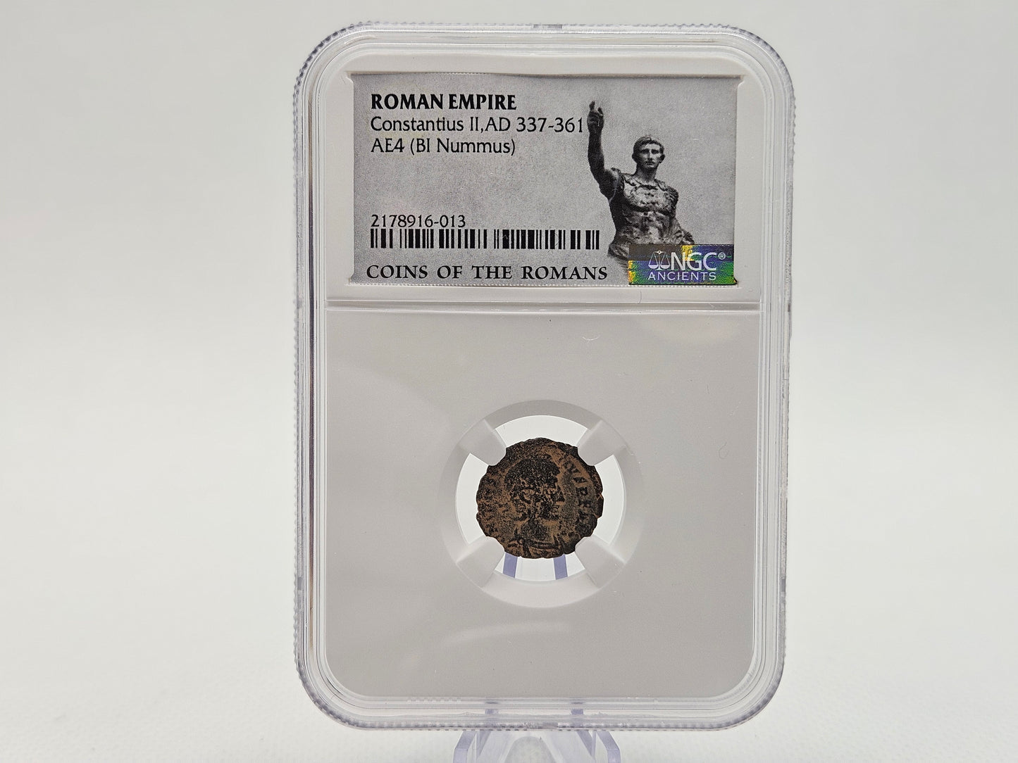 Roman Empire Coin Constantias II AD 337-3361 AE4 (BI Nummus) Coins of the Romans