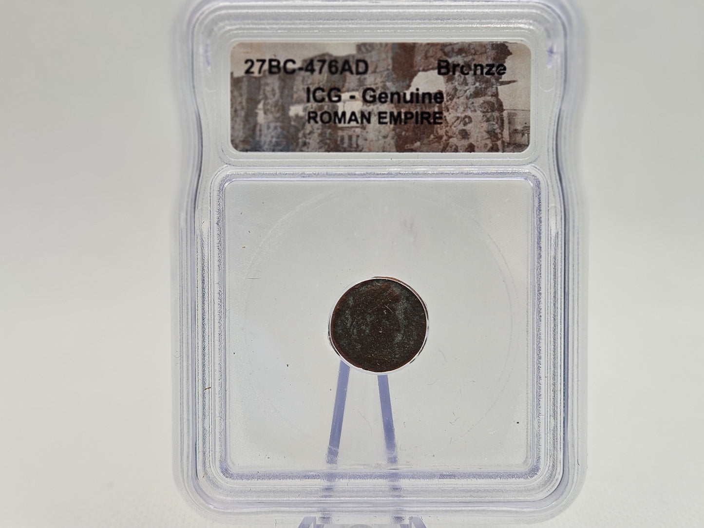 Genuine Roman Empire Coin 27BC-476 AD Romain History Graded Coin