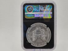 Load image into Gallery viewer, 2017 $1 Coin NGC MS70 Silver Eagle Walking Early Release Certified Silver Coin
