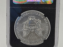 Load image into Gallery viewer, 2017 $1 Coin NGC MS70 Silver Eagle Walking Early Release Certified Silver Coin
