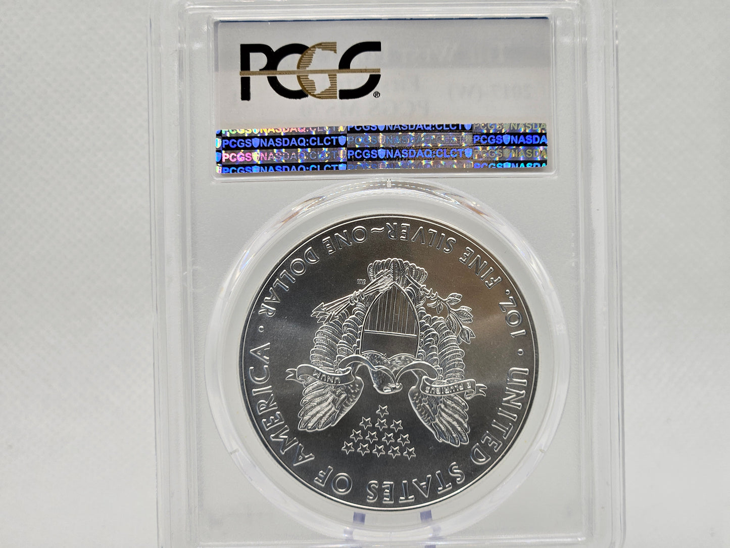 2017 $1 Coin First Strike MS70 Silver Eagle Walking Early Release Certified Silver Coin The West Point Mint