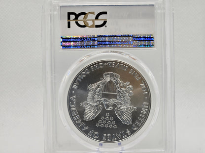 2017 $1 Coin First Strike MS70 Silver Eagle Walking Early Release Certified Silver Coin The West Point Mint