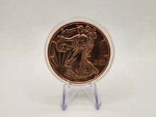 Load image into Gallery viewer, 1oz Copper Fine Copper Brilliant Walking Liberty Copper Round
