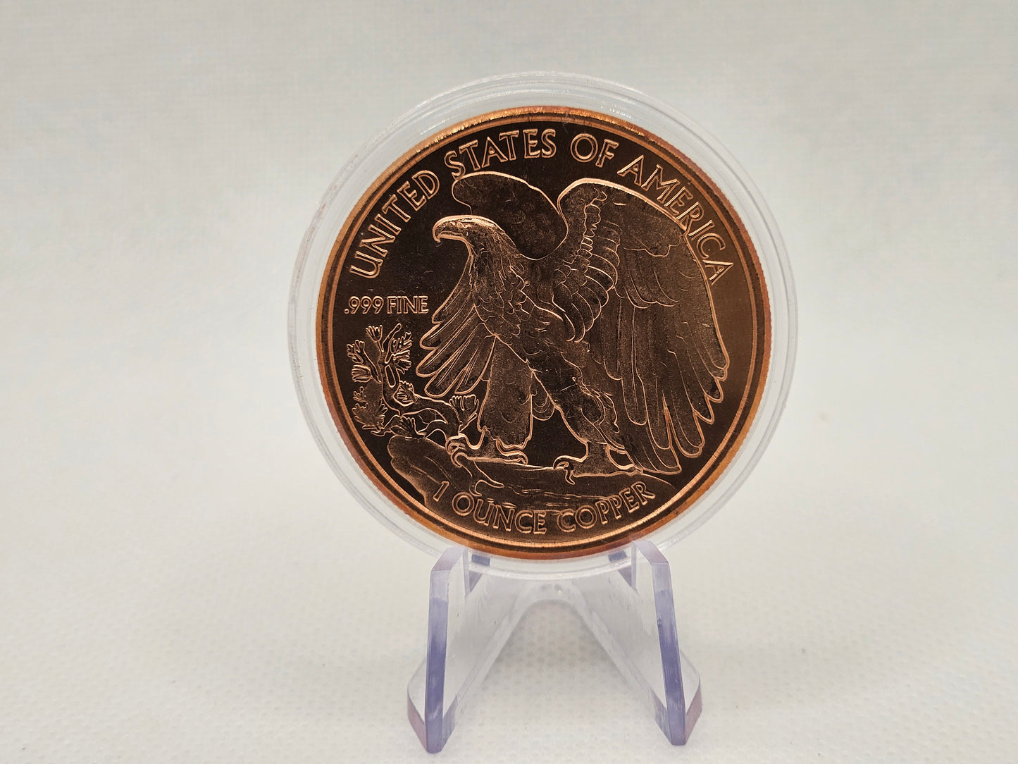 1oz Copper Fine Copper Brilliant Walking Liberty Copper Round