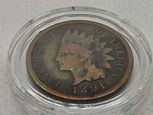 Load image into Gallery viewer, 1891 Indian Head Penny United States of America Invest Now Coin Collators
