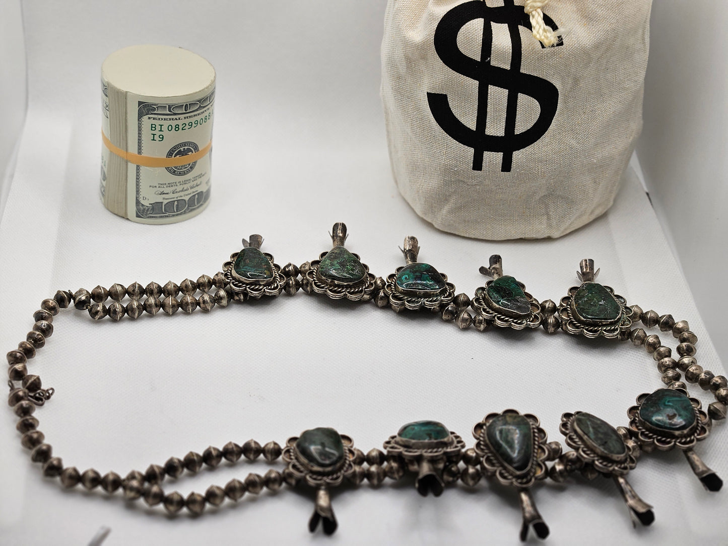 Zuni Tribe Native American Sterling Silver Jewelry with Heavy Sterling Weight and Stone