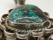 Load image into Gallery viewer, Zuni Tribe Native American Sterling Silver Jewelry with Heavy Sterling Weight and Stone
