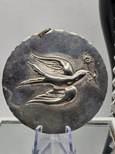 Load image into Gallery viewer, Vintage Hippie Ornament Towle 1971 Sterling Silver Dove Of Peace Jewelry Pendant
