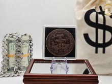 Load image into Gallery viewer, Pirate Copper Round 1 oz Coin Gem BU Pirate Ship Perfect Shinny Coin
