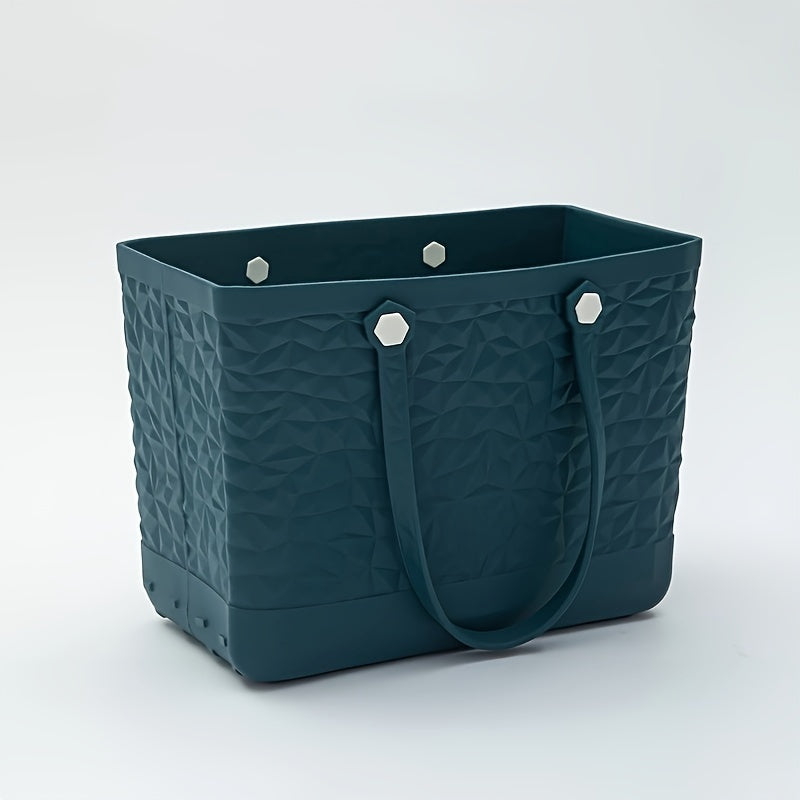 EVA Beach Tote Bag, Large Capacity Tote Bag For Beach, Pool Boat, Groceries, Sports