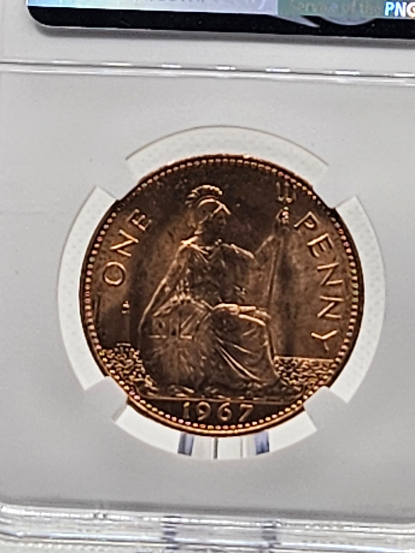 1954–1970 Great Britain Penny Queen Elizabeth II NGC Genuine British Coin