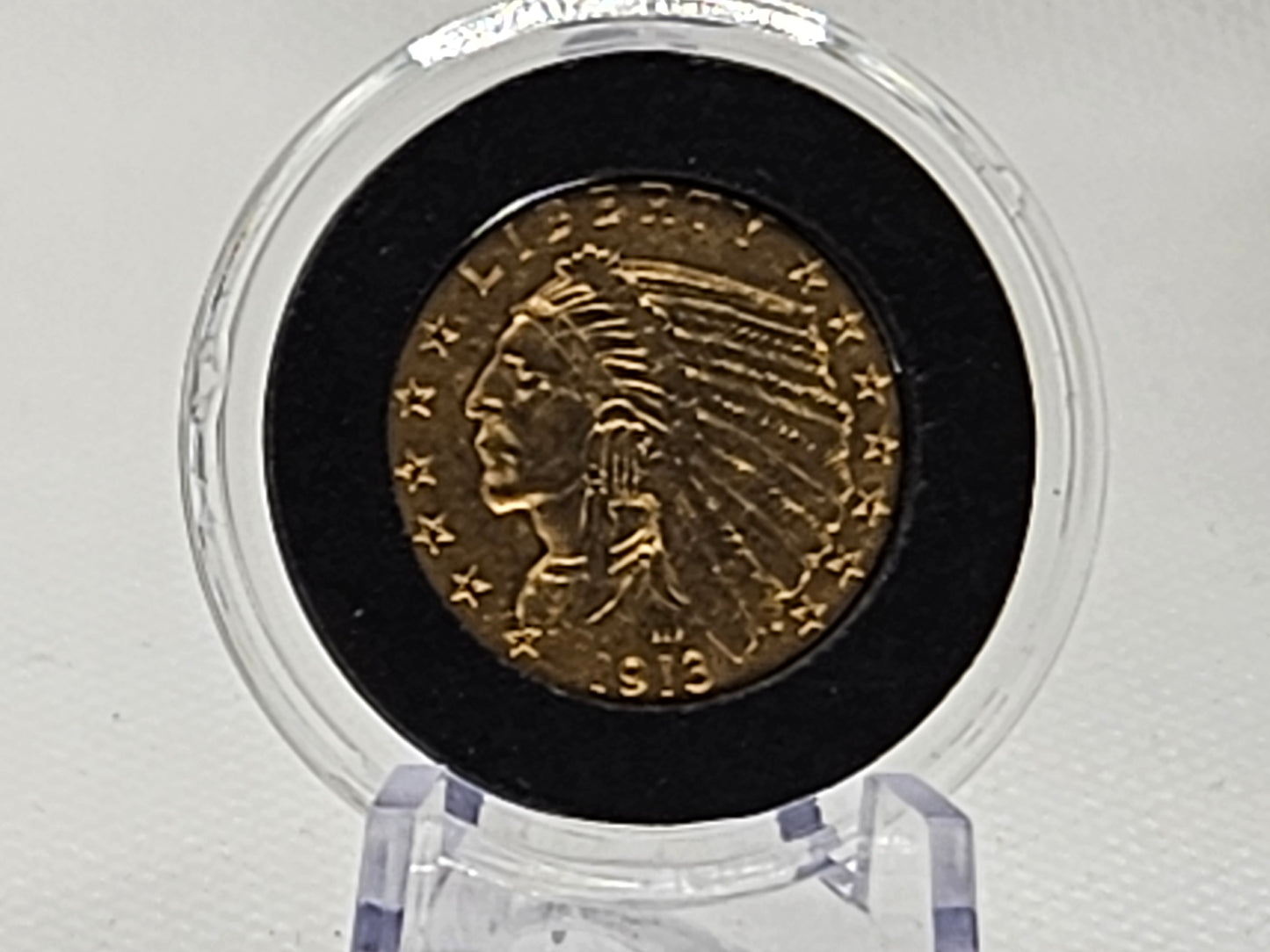 1925 $2.5 Dollar Indian Head Quarter Eagle Gold Bullion Coin