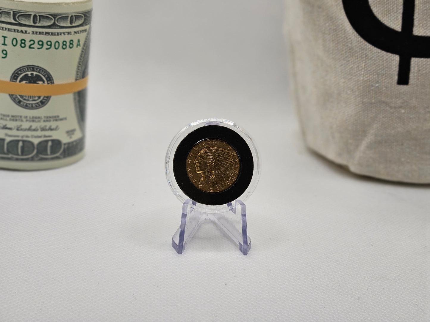 1925 $2.5 Dollar Indian Head Quarter Eagle Gold Bullion Coin