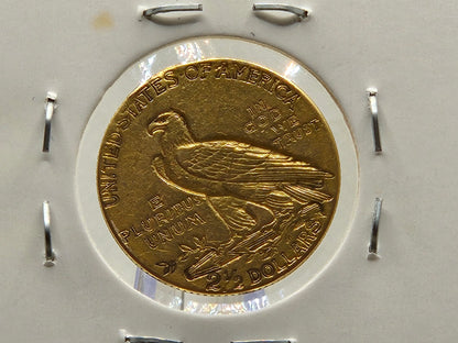 1911 $2.5 Dollar Indian Head Quarter Eagle Gold Bullion Coin