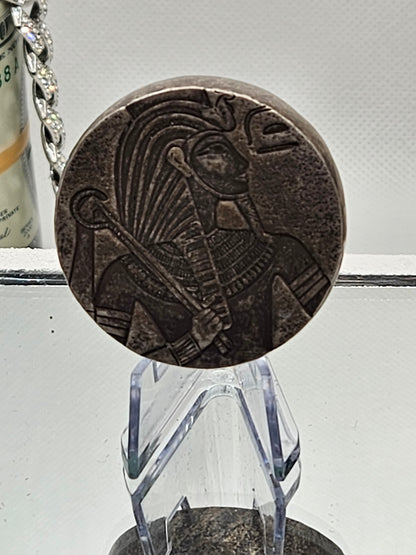 2016 Republic of Chad Egyptian Relic Series King Tut 5 oz .999 Scottsdale Silver