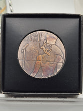 Load image into Gallery viewer, Rare Toned Limited Mintage 2016 Scottsdale Horus Relic Egypt 2oz Silver Coin
