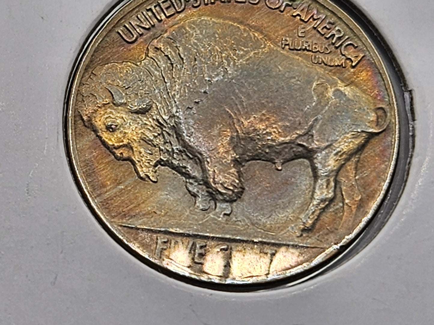 1916 Buffalo Nickel Toned High Grade Gem Lustrous BU++