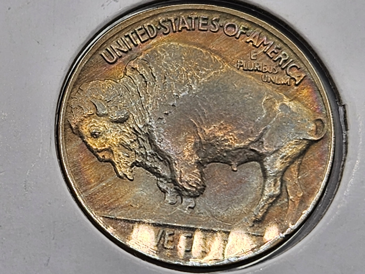 1916 Buffalo Nickel Toned High Grade Gem Lustrous BU++