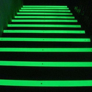 300cm Extra-Long Glow-in-the-Dark Safety Tape - Self-Adhesive Luminous Strip for Home Decor, Security, Stage Warning, and Emergency Exit Guidance - Durable, Water-Resistant, and Easy to Apply