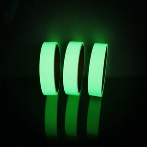 300cm Extra-Long Glow-in-the-Dark Safety Tape - Self-Adhesive Luminous Strip for Home Decor, Security, Stage Warning, and Emergency Exit Guidance - Durable, Water-Resistant, and Easy to Apply