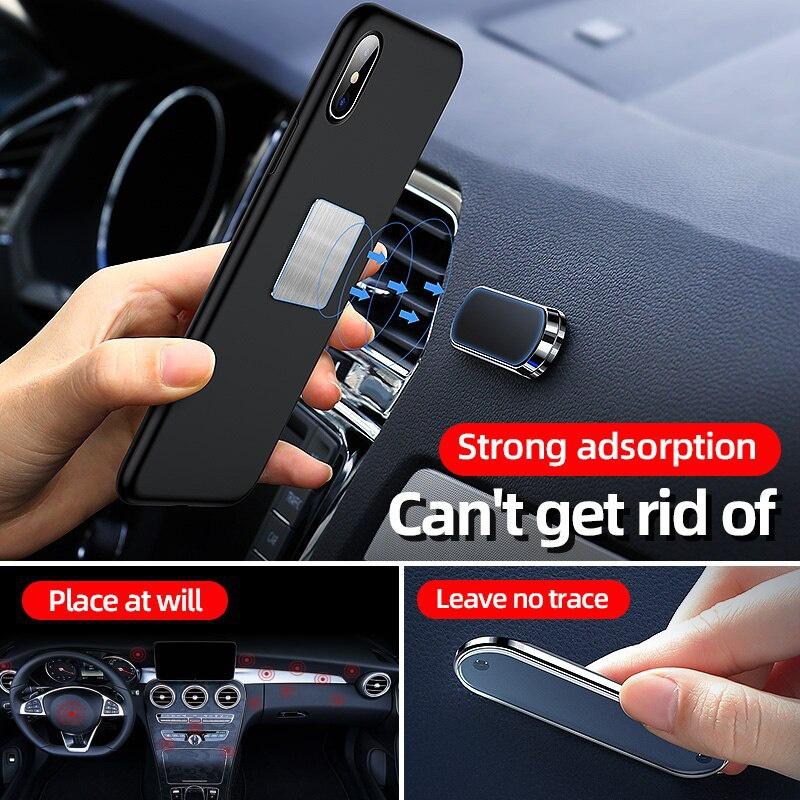 Universal Car Phone Holder - Powerful Magnetic Grip, Strong Adhesive Paste Holder Stand, Universal Compatibility for iPhone Samsung Xiaomi, Sturdy Car Mount, Convenient Dashboard Mounting - Perfect for iPhone Users, Suitable