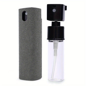 1pc, 2in1 Microfiber Screen Cleaner, Spray Bottle Set, Mobile Phone Computer Microfiber Cloth Wipe, Cleaning Glasses Wipes, Cleaning Supplies, Cleaning Tool, Apartment Essentials, College Dorm Essentials, Off To College, Read