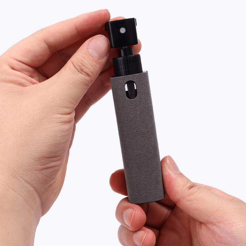 1pc, 2in1 Microfiber Screen Cleaner, Spray Bottle Set, Mobile Phone Computer Microfiber Cloth Wipe, Cleaning Glasses Wipes, Cleaning Supplies, Cleaning Tool, Apartment Essentials, College Dorm Essentials, Off To College, Read