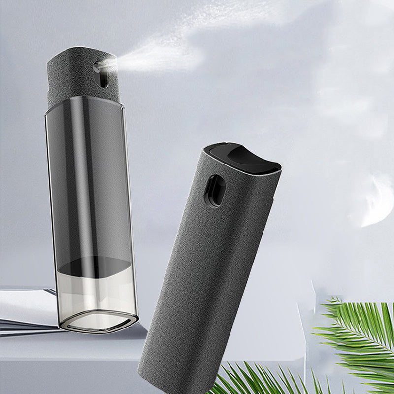 1pc, 2in1 Microfiber Screen Cleaner, Spray Bottle Set, Mobile Phone Computer Microfiber Cloth Wipe, Cleaning Glasses Wipes, Cleaning Supplies, Cleaning Tool, Apartment Essentials, College Dorm Essentials, Off To College, Read