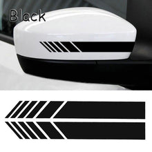 Load image into Gallery viewer, 2pcs Rear View Mirror Stickers Car Styling PET Car Sticker Rearview Mirror Side Decal Stripe Car Accessries Car Stickers
