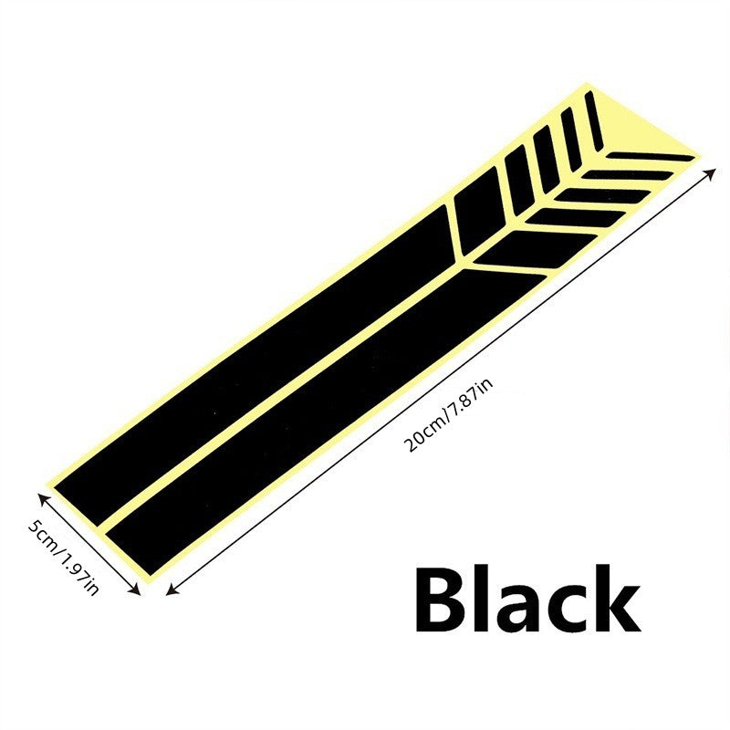 2pcs Rear View Mirror Stickers Car Styling PET Car Sticker Rearview Mirror Side Decal Stripe Car Accessries Car Stickers