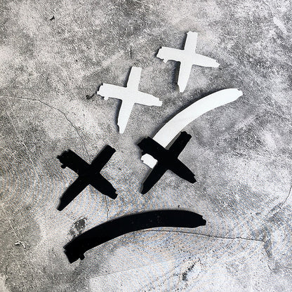 1pc Devil Smiling Face Car Sticker Personality Modified Body Windshield Motorcycle Decoration Scratches Blocking Reflective Warning Stickers