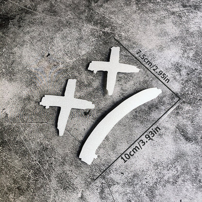 1pc Devil Smiling Face Car Sticker Personality Modified Body Windshield Motorcycle Decoration Scratches Blocking Reflective Warning Stickers