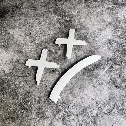 1pc Devil Smiling Face Car Sticker Personality Modified Body Windshield Motorcycle Decoration Scratches Blocking Reflective Warning Stickers