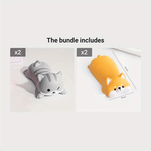 Load image into Gallery viewer, Ergonomic Wrist Rest Support - Cute Slow Rising PU Mouse Pad - Perfect for Computer Desks &amp; Office Supplies
