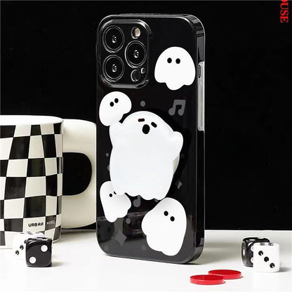 Cartoon Ghost Phone Holder Grip Tok Bracket Cellphone Support Griptok Desktop Phone Finger Stand Folding Mobile Holder