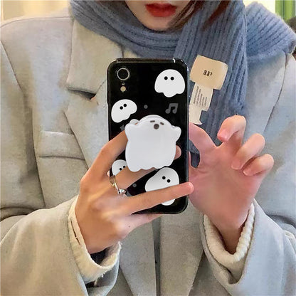 Cartoon Ghost Phone Holder Grip Tok Bracket Cellphone Support Griptok Desktop Phone Finger Stand Folding Mobile Holder