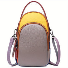 Load image into Gallery viewer, Mini Crossbody Cellphone Bag - High-Quality Genuine Leather, Fashionable Handbag for Women, Stylish Shoulder Bag with Adjustable Strap, Spacious Messenger Sac for Mobile Phones and Essentials - Designer Fashion Accessory
