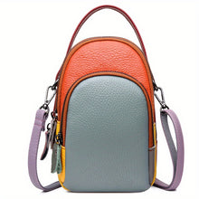 Load image into Gallery viewer, Mini Crossbody Cellphone Bag - High-Quality Genuine Leather, Fashionable Handbag for Women, Stylish Shoulder Bag with Adjustable Strap, Spacious Messenger Sac for Mobile Phones and Essentials - Designer Fashion Accessory
