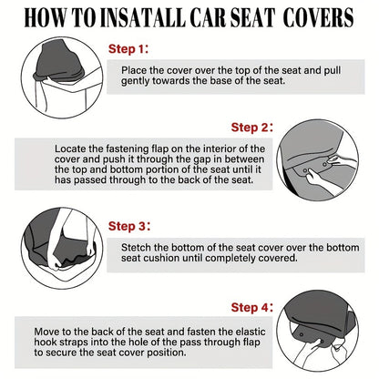 15pcs Complete Skull Cat Car Accessories Set - Premium Seat Covers, Steering Wheel Cover, Wrist Rest, Cup Cushion, Armrest, and Shoulder Pad - Universal Fit, Durable, and Easy to Install