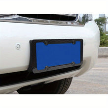 Load image into Gallery viewer, 2 Pieces High-Quality Carbon Fiber Textured Universal US/CA Standard Size License Plate Frame Covers - Car Accessories
