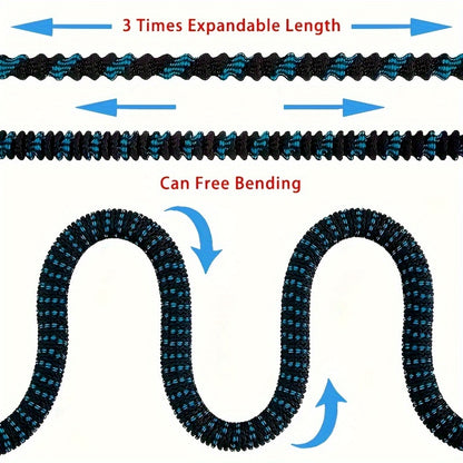 Super-Duty 3/4 Expandable Garden Hose - Magic Flexible & High-Pressure Resistant - Ideal for Car Wash & Lawn Irrigation - Telescopic Design, 4 Sizes, 2 Colors, American Standard