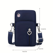 Load image into Gallery viewer, Mini Fashion Cellphone Bag, Trendy Zipper Crossbody Bag, Women&#39;s Casual Handbag, Card Holder &amp; Purse
