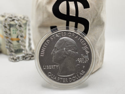 2014 Silver 5 oz Coin ATB w/Capsule Great Sand Dunes Colorado State Special Coin